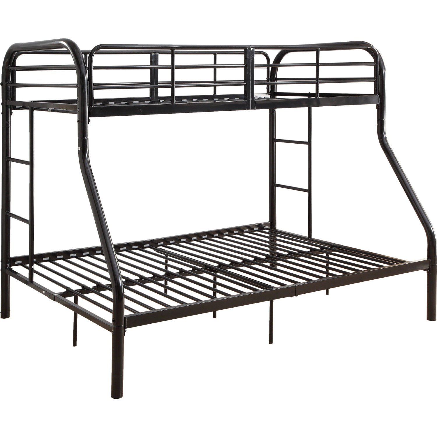 black metal bunk bed twin over full