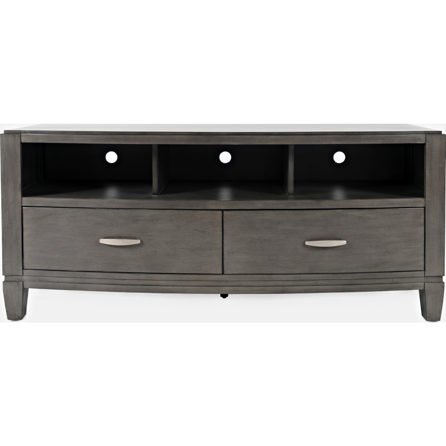 Jofran 1832-60 Scarsdale 60" TV Stand Media Unit in Grey Wood