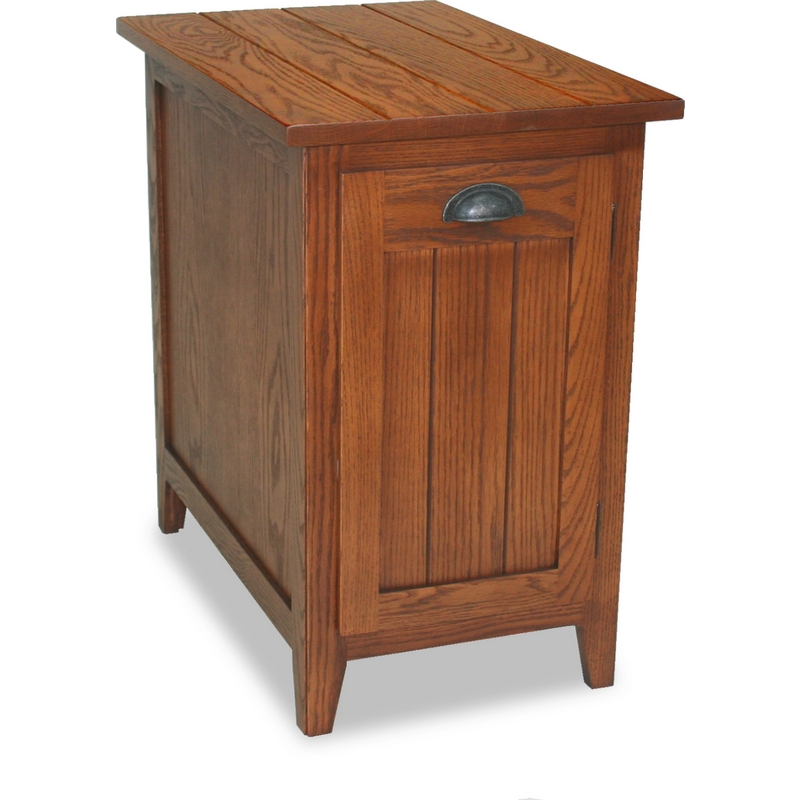 Leick 10031 Favorite Finds Bin Pull Cabinet End Table In Glazed