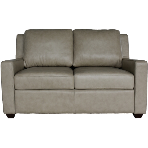 Wyatt Loveseat in Grey Top Grain Leather