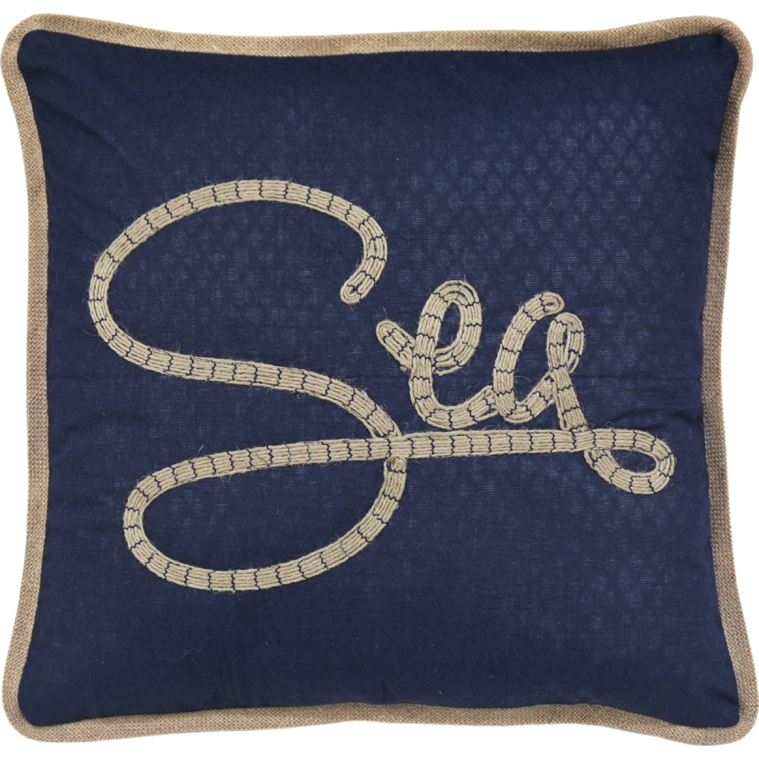 navy rectangle throw pillow