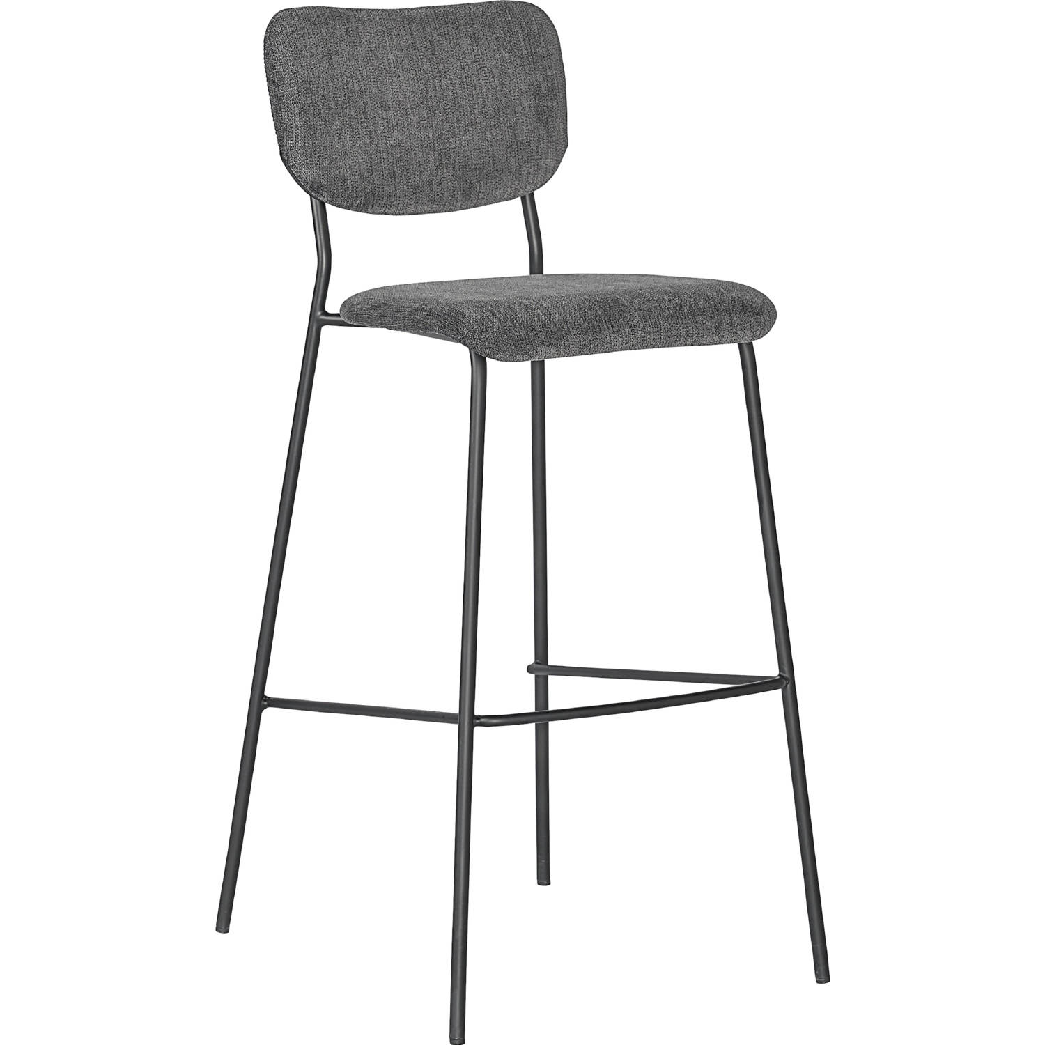 Sunpan 105079 Cullen Bar Stool In Kohl Grey Fabric