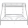 Tritan Twin over Full Bunk Bed in White Metal