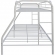 Tritan Twin over Full Bunk Bed in White Metal