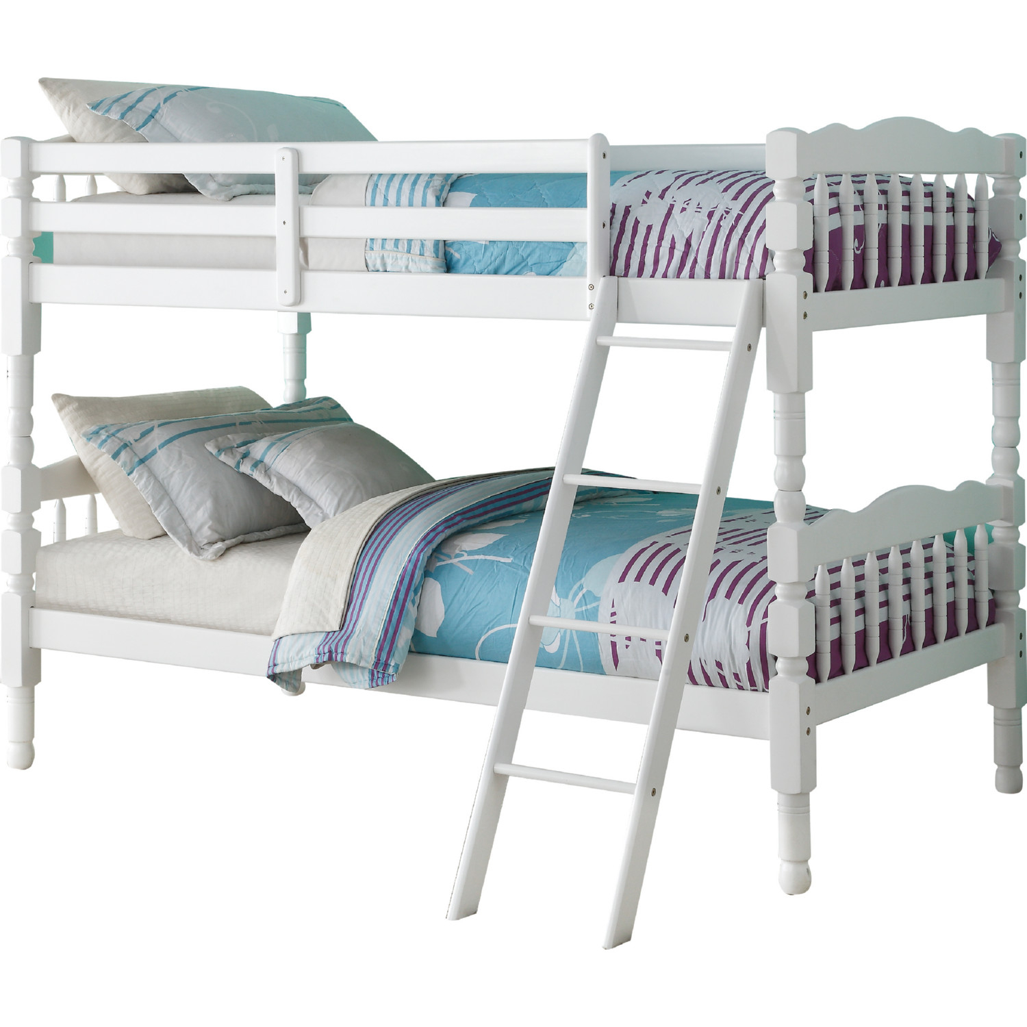 Acme 02298_KIT Homestead Twin over Twin Bunk Bed in White