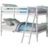 Homestead Twin over Twin Bunk Bed in White