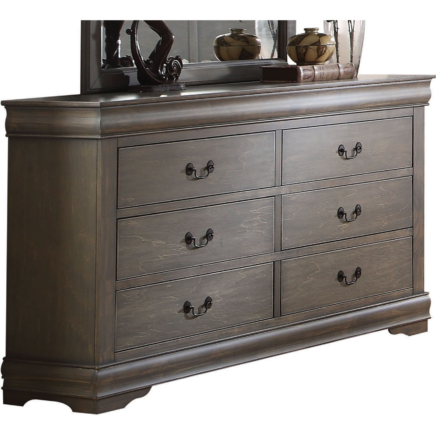 louis philippe dresser grey in Antique Gray Mirror