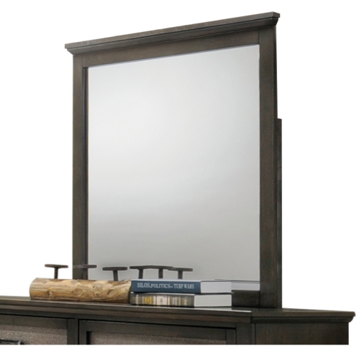 Anatole Mirror in Dark Walnut