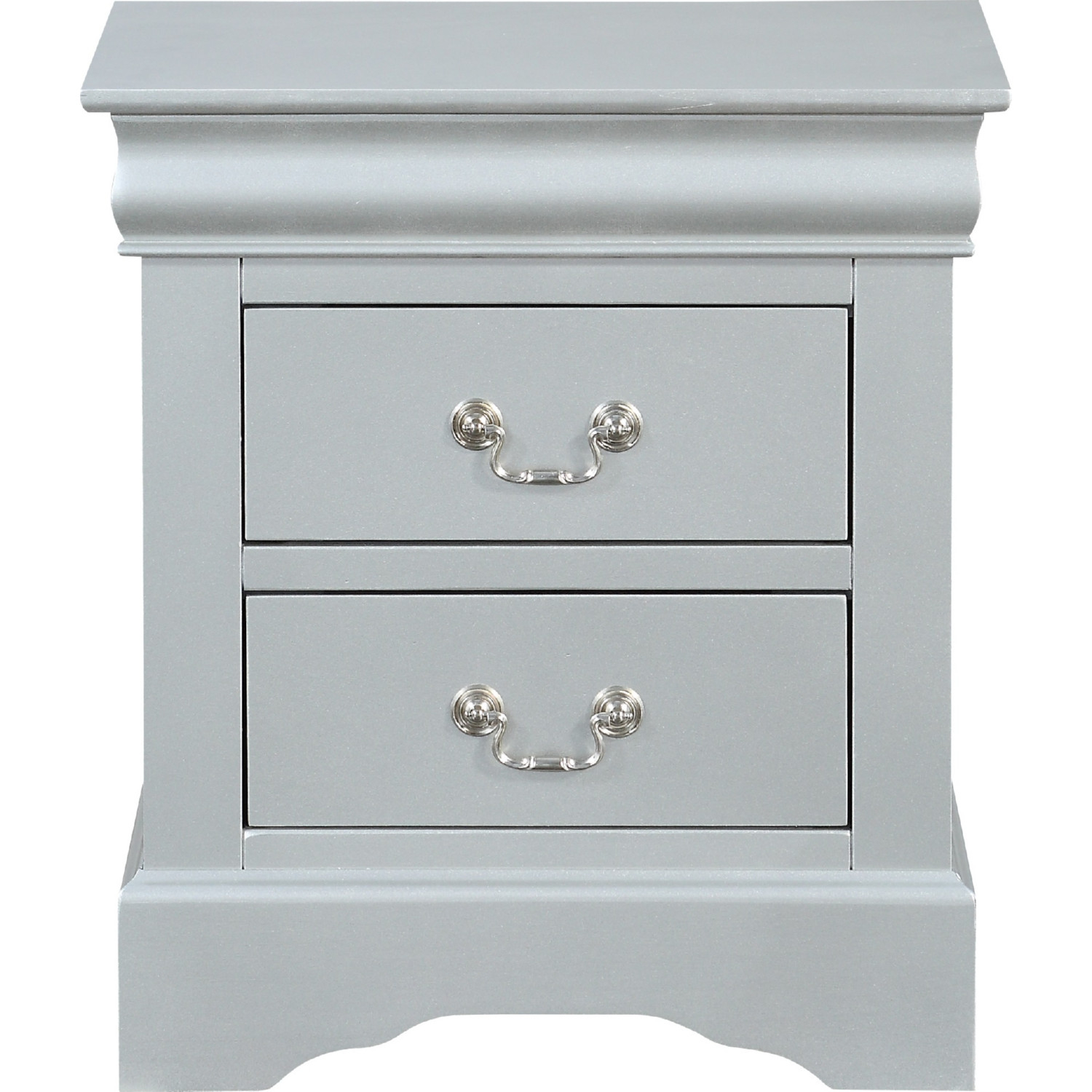 Louis Philippe III Nightstand (Platinum) by Acme Furniture
