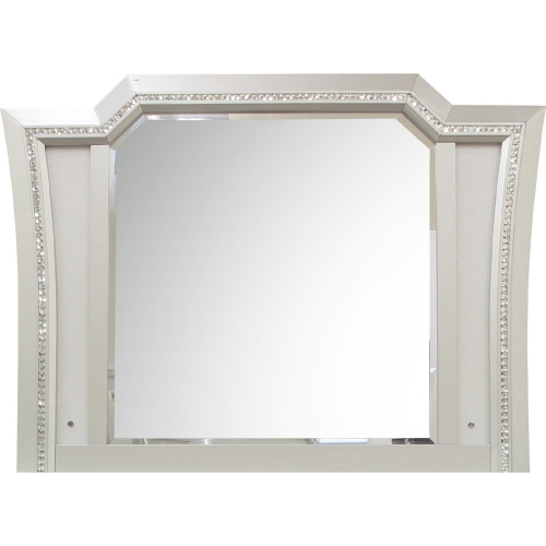 Kaitlyn Mirror with LED in Champagne Finish