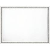 Haiden Mirror in White Finish & Silver