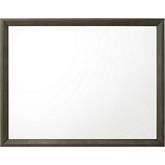 Ilana Mirror in Gray Finish Wood