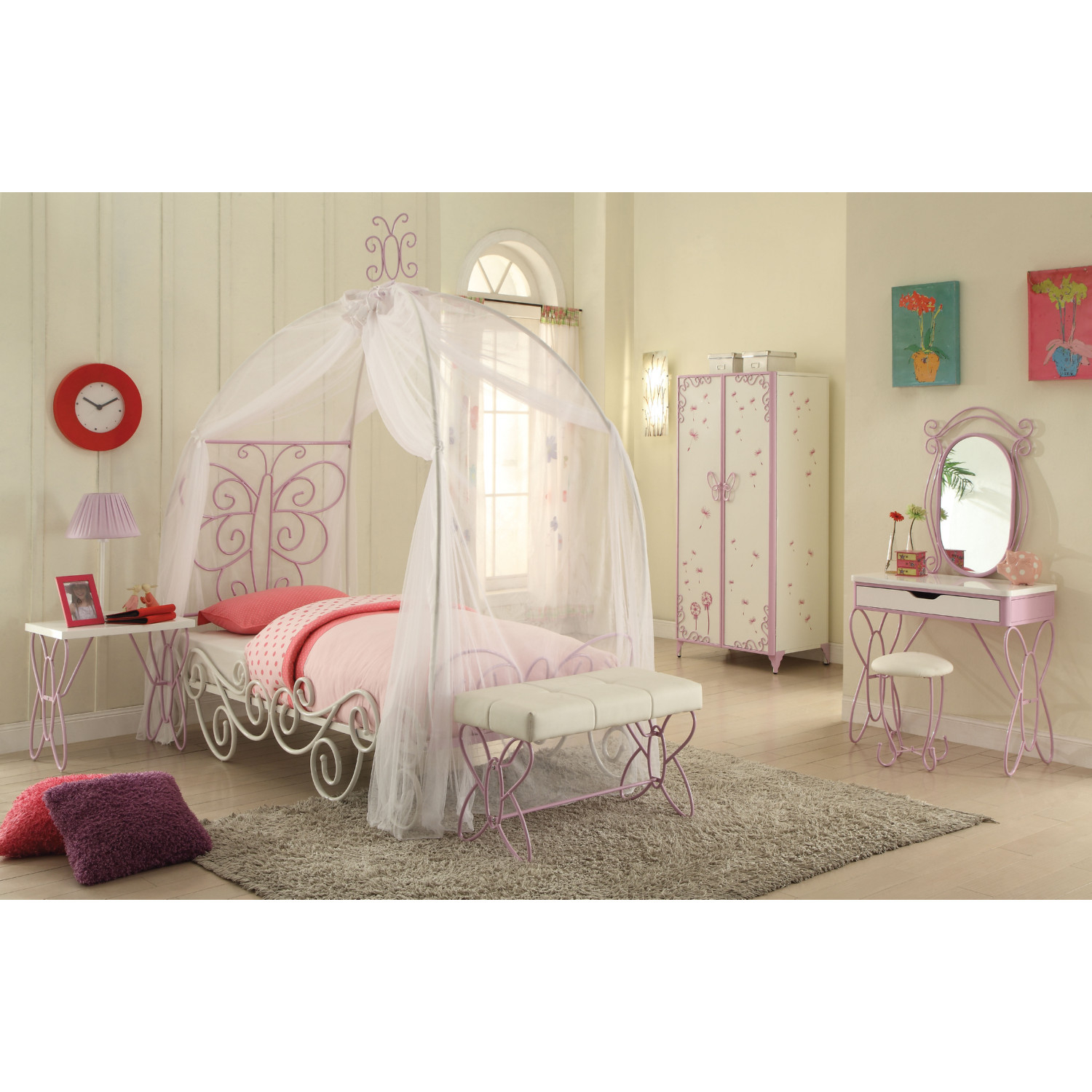Priya II Full Bed with Canopy - Thumbnail 2