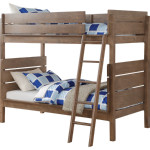 Ranta Twin over Twin Bunk Bed in Antique Oak Planks