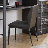 Cargo Desk Chair in Gunmetal Finish