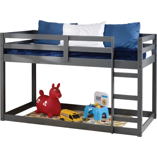 Gaston Twin Loft Bed in Gray