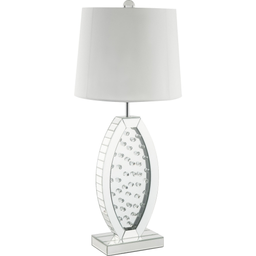 Nysa Table Lamp in Mirror & Faux Crystals