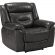 Imogen Power Motion Recliner in Gray Leather-Aire