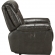 Imogen Power Motion Recliner in Gray Leather-Aire