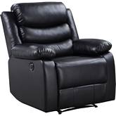 Eilbra Power Recliner in Black Leatherette