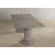 Gabrian 84" Double Pedestal Dining Table in Reclaimed Gray Wood