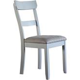 House Marchese Dining Chair in Two Tone Gray Fabric (Set of 2)