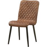 Millertton Dining Chair in Chocolate Top Grain Leather (Set of 2)