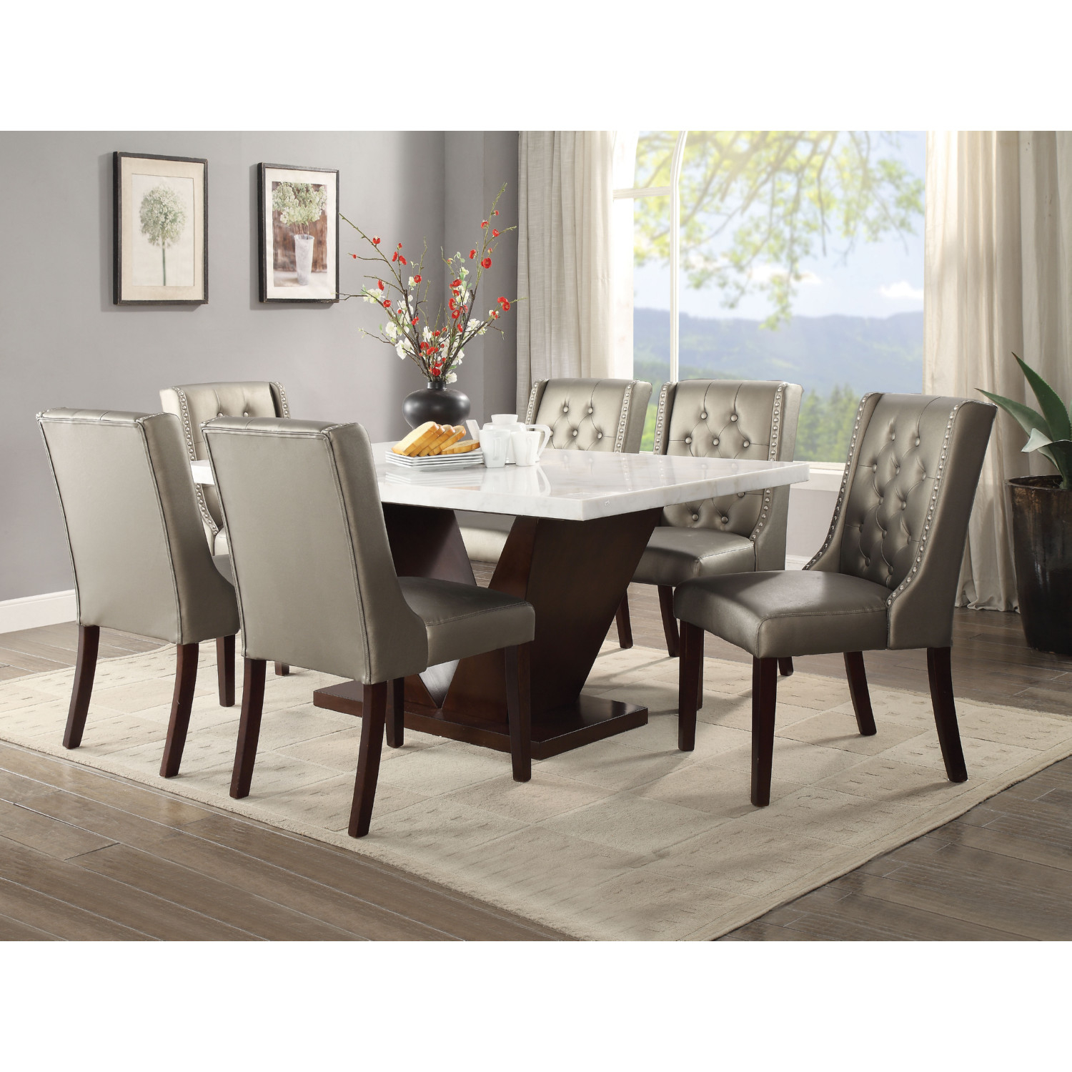 Acme Furniture Forbes Dining Table - Thumbnail 5