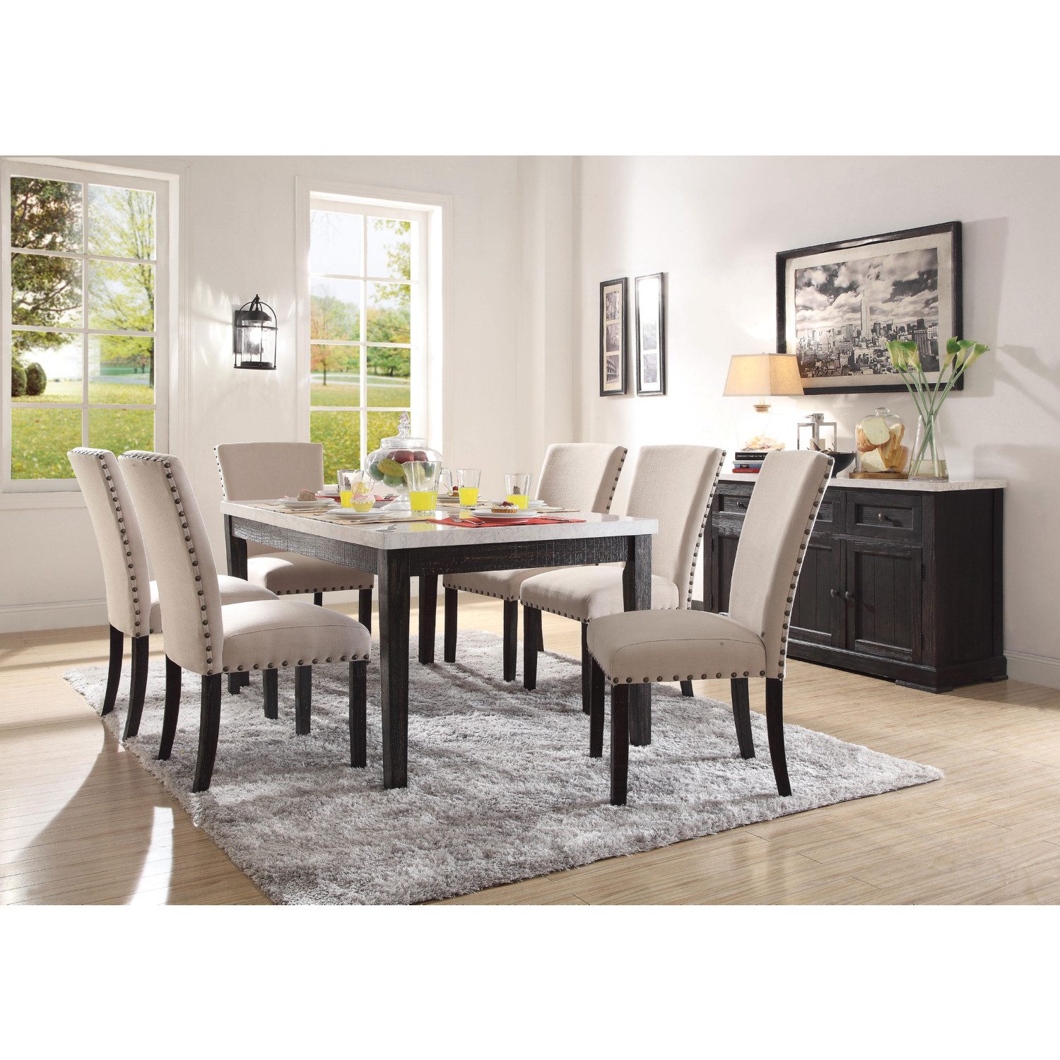 Acme Furniture Nolan Dining Table - Thumbnail 4