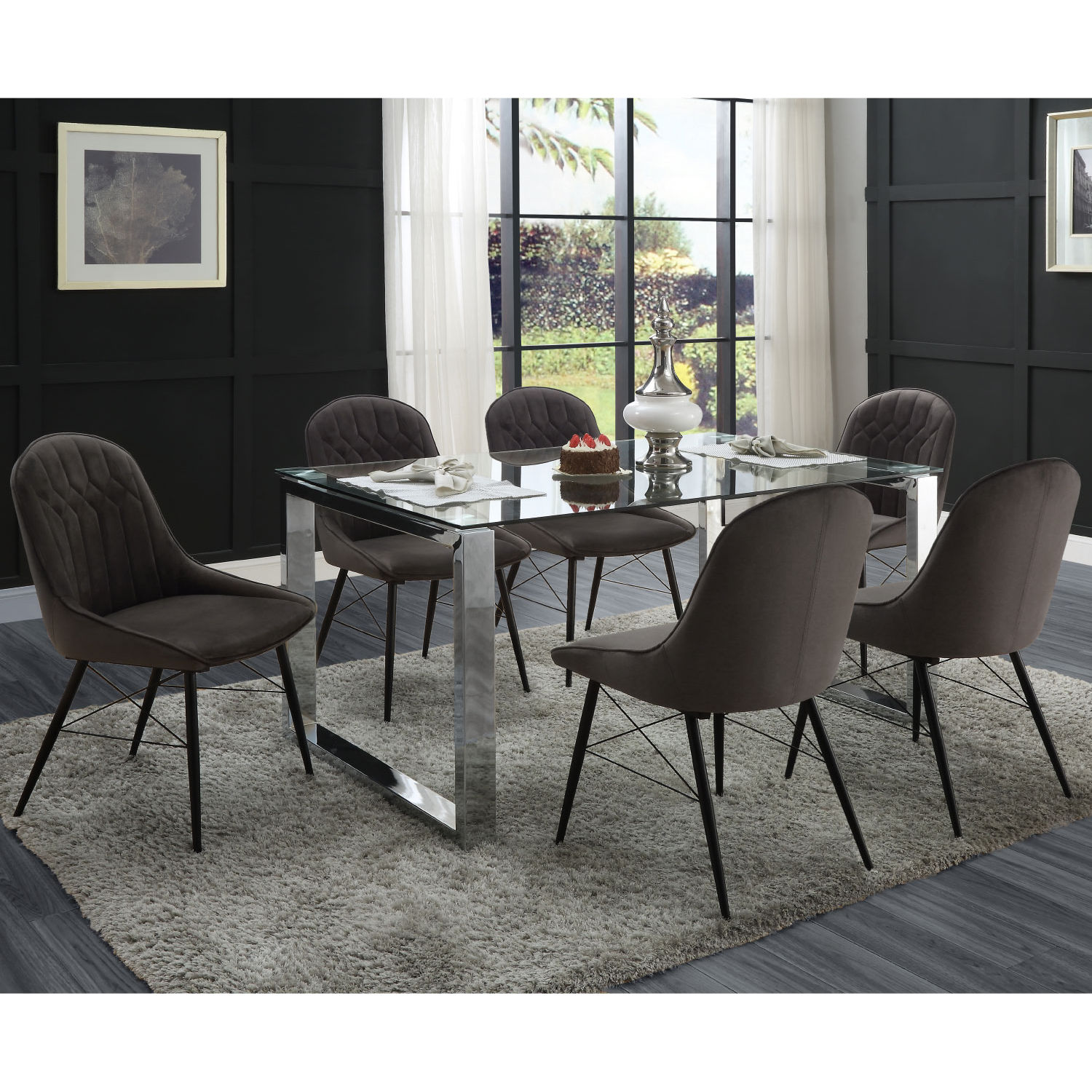Acme Furniture Abraham Side Chair - Thumbnail 4