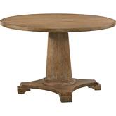 Yotam 48" Round Dining Table in Salvaged Oak Finish