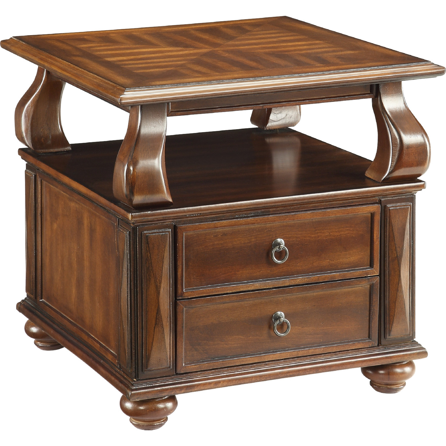 Acme 80012 Amado End Table in Walnut