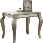 Francesca End Table in Champagne