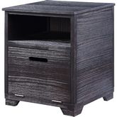Kamilia End Table in Antique Black