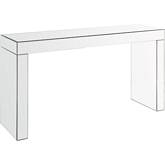 Noralie Writing Desk in Mirror