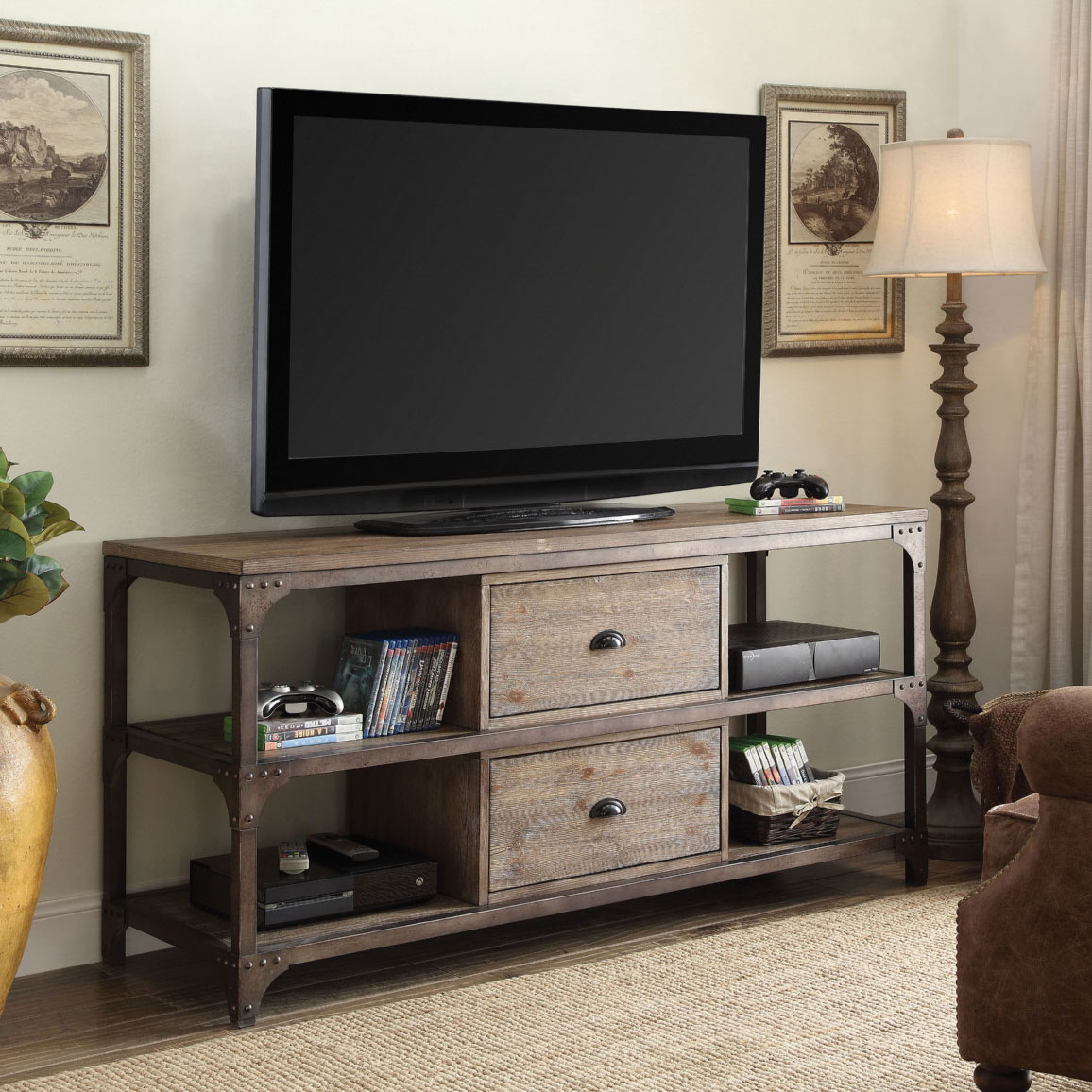 Acme Furniture Gorden TV Stand - Thumbnail 3