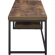 Bob 59" TV Stand in Weathered Oak & Black Metal