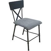 Brantley Office Chair in Fabric & Sandy Gray Metal