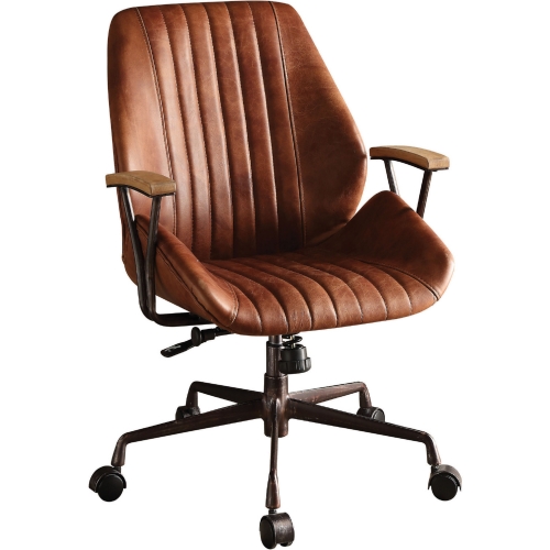 Hamilton Executive Office Chair in Cocoa Top Grain Leather