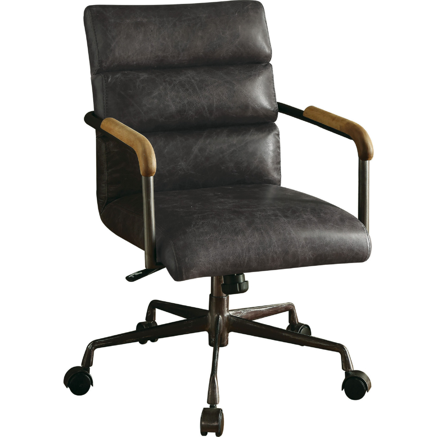 Acme 92415 Harith Executive Office, Top Grain Leather Executive Desk Chair