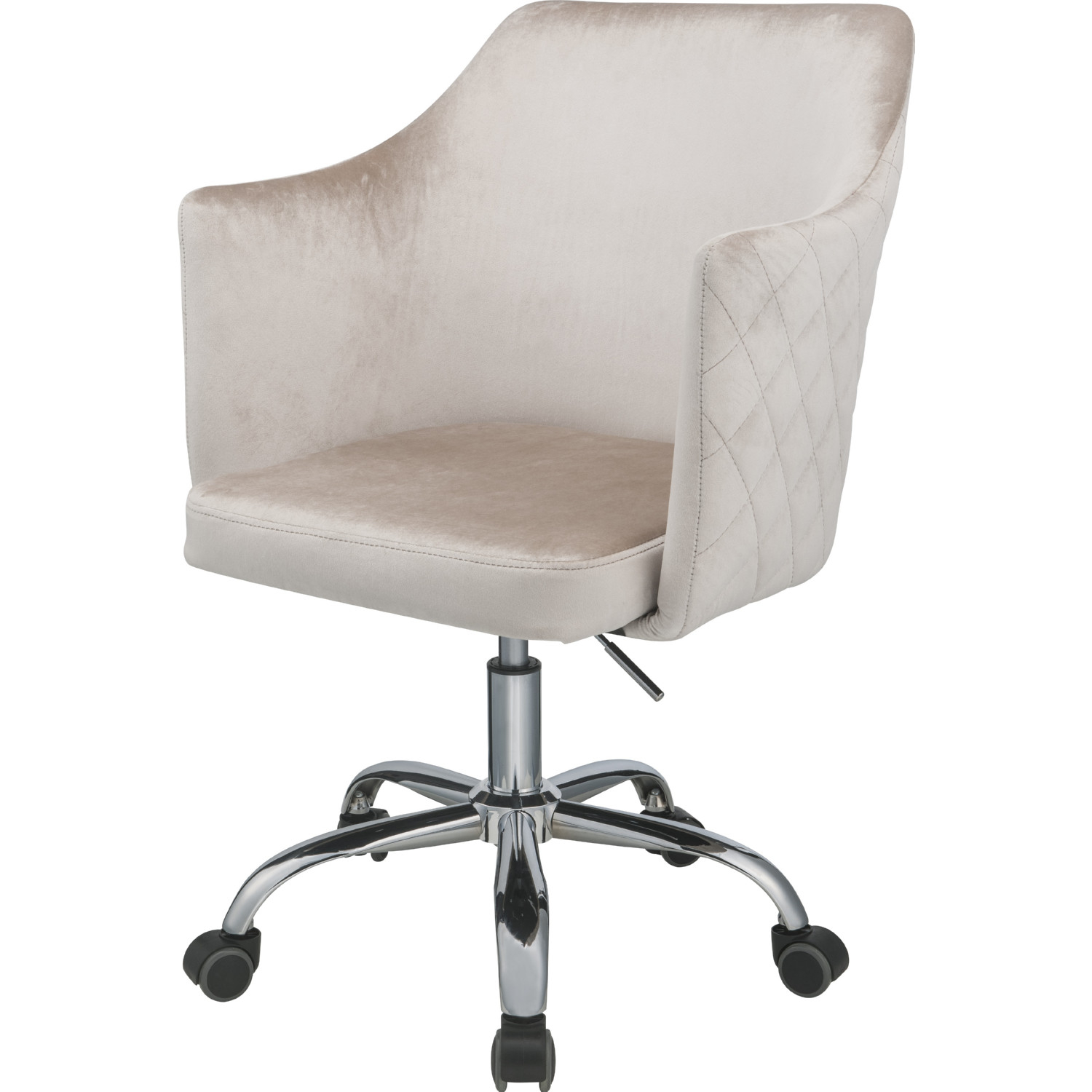 Acme 92506 Cosgair Office Chair in Champagne Velvet & Chrome
