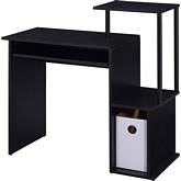 Lyphre Computer Desk in Black Finish