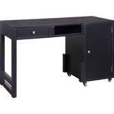 Kaniel Convertible Desk in Black Wood