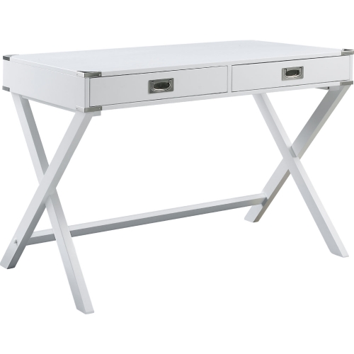 Amenia Writing Desk in White Finish