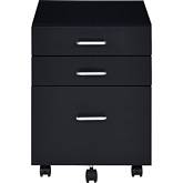 Tennos Cabinet in Black & Chrome