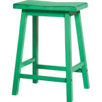 Gaucho Counter Stool in Antique Green (Set of 2)