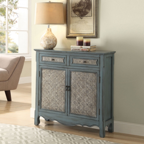 Winchell Console Table in Antique Blue