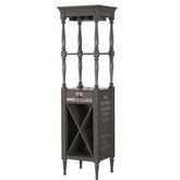 Anthony Wine Cabinet in Antique Gray
