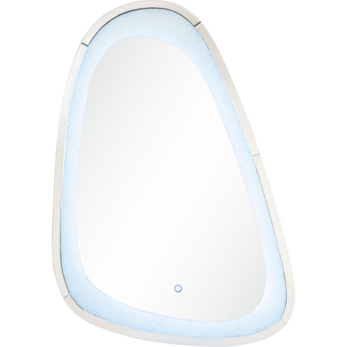 Noralie Wall Decor with LED in Mirror & Faux Diamonds