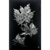 Hadrias Wall Art with LED in Smoky Glass & Faux Crystal